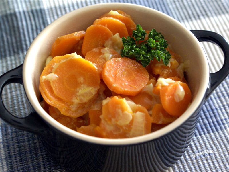 Carottes  la crme