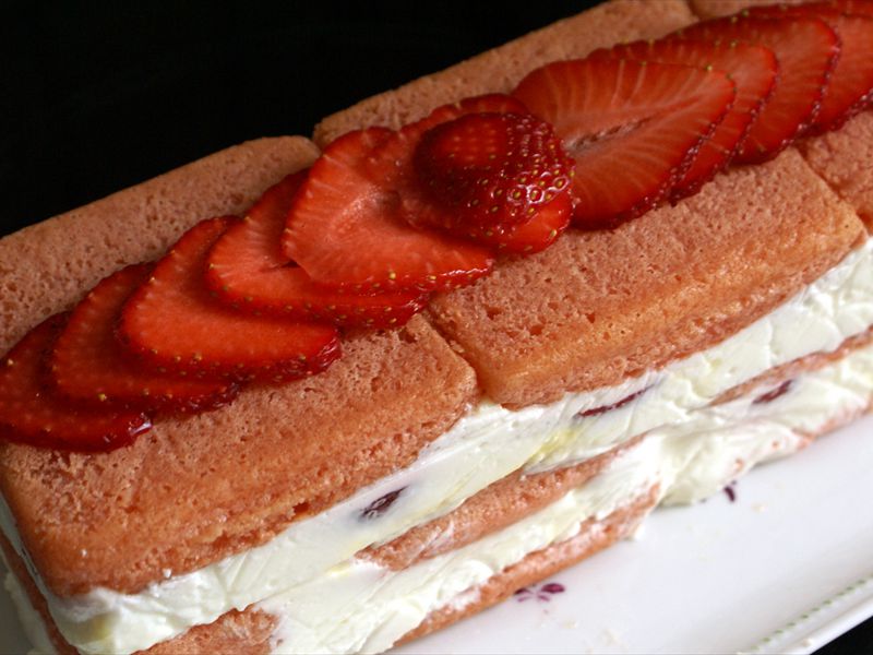 Charlotte aux fraises