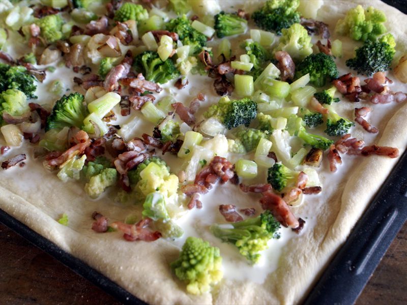 Flammekueche aux choux