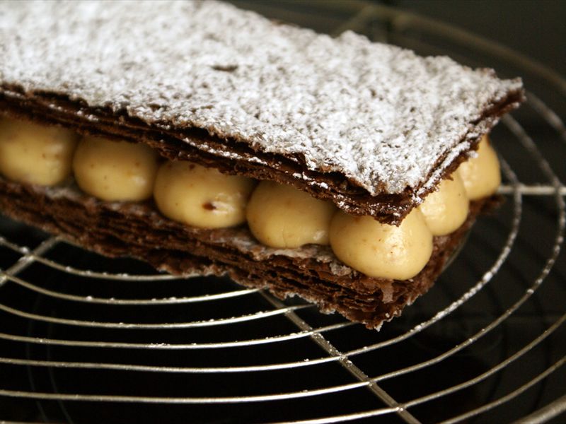 Millefeuille craquant au chocolat