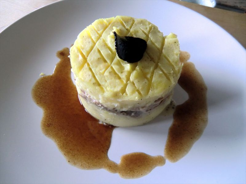 Parmentier de canard confit