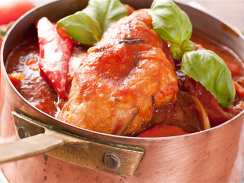 Poulet basquaise