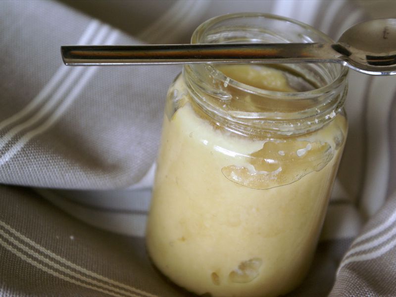 Pure d'ail confit et crme d'ail