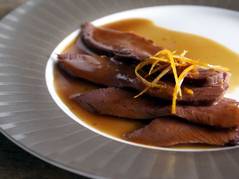 Sauce bigarade  l'orange