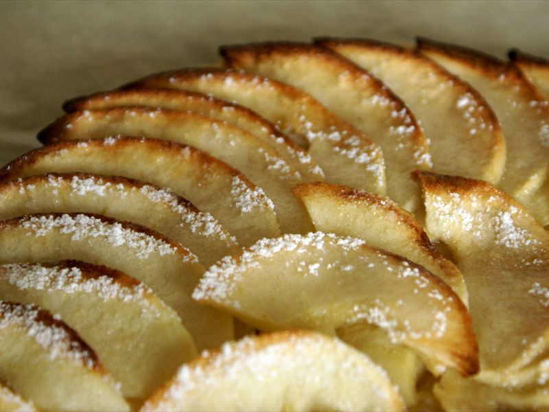 Tarte fine aux pommes